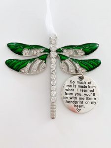 Green Dragonfly Ornament