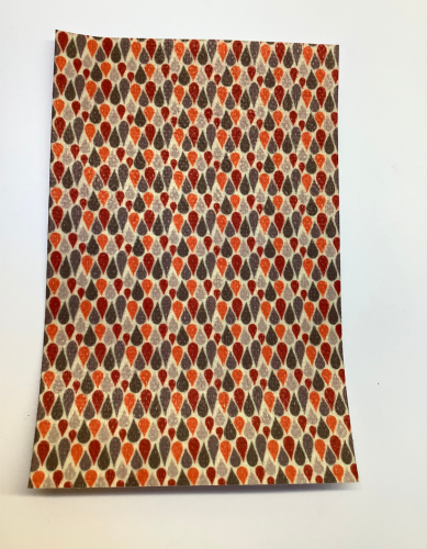 Masculine Orange Abstract Tubie Tape